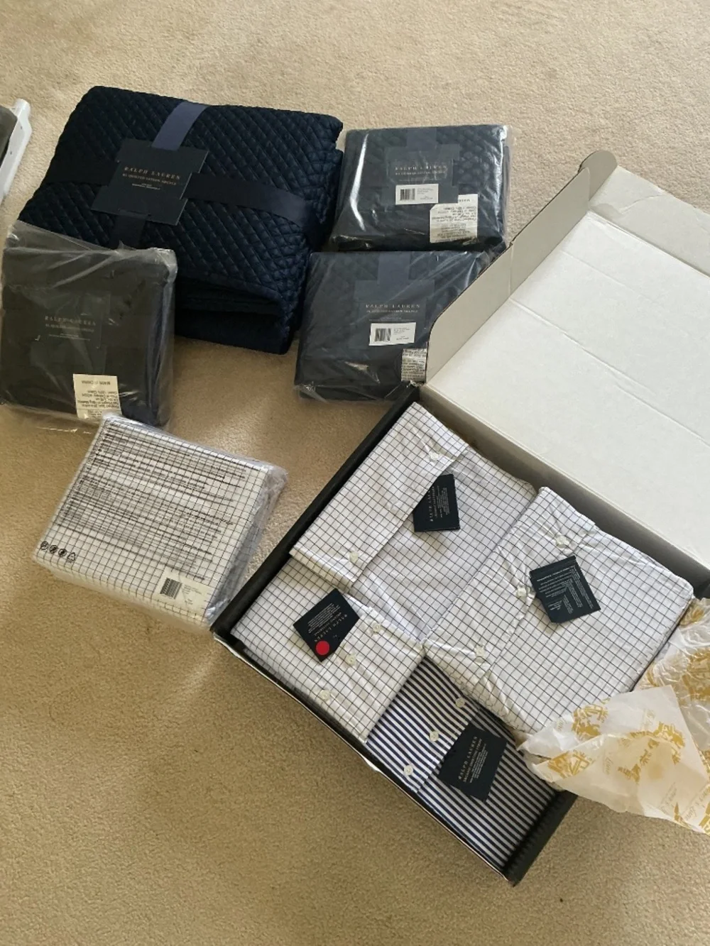 Ralph Lauren King Bedding RL Quilted Collection